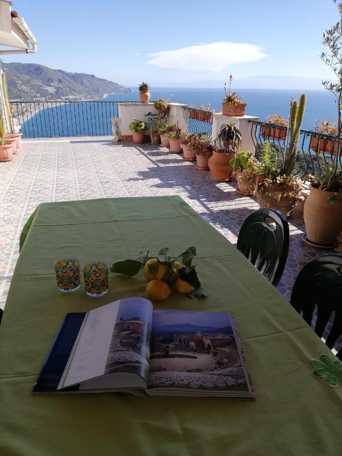 Il Normanno, Appartamento Con Panorama Mozzafiato Taormina Exterior foto