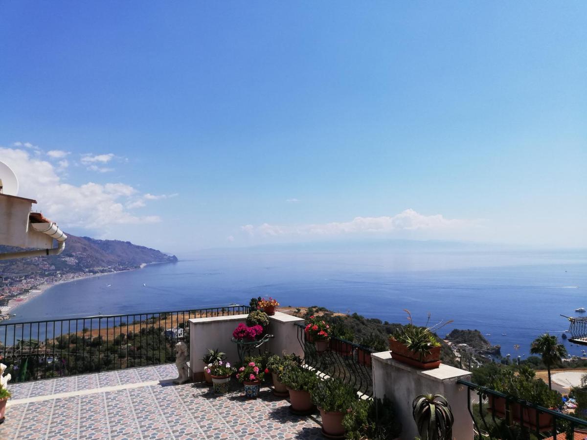 Il Normanno, Appartamento Con Panorama Mozzafiato Taormina Exterior foto